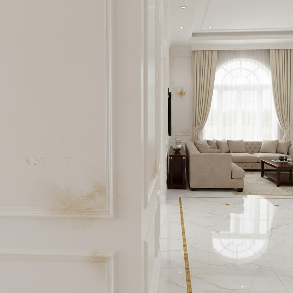 Common building defects in Nigeria caused by moisture