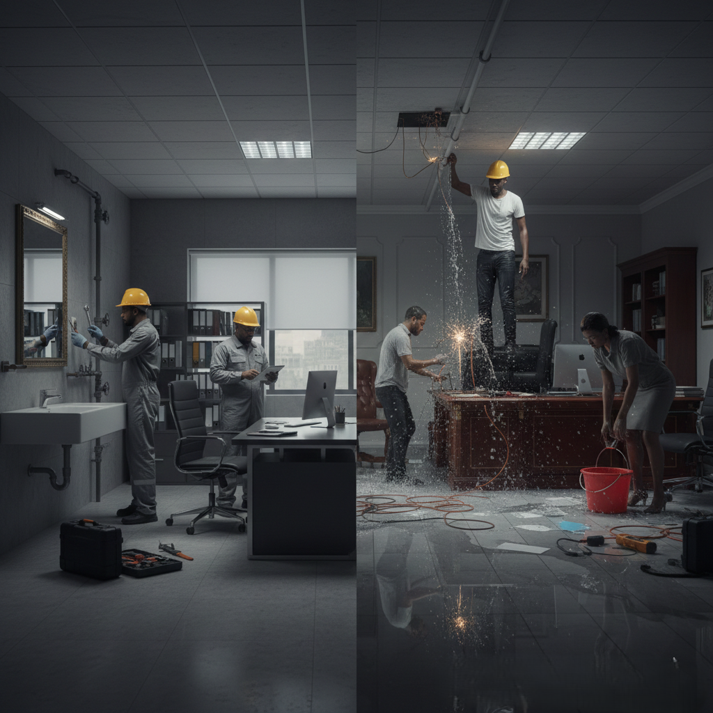 emergency repairs in Nigeria vs planned maintenance