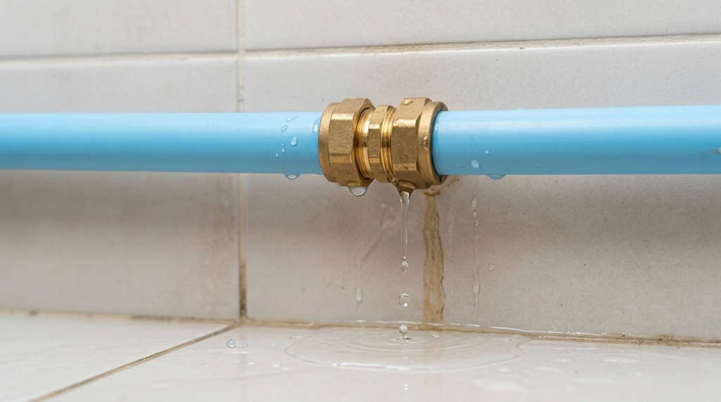 Early pipe leak sign in handling repairs without panic calls